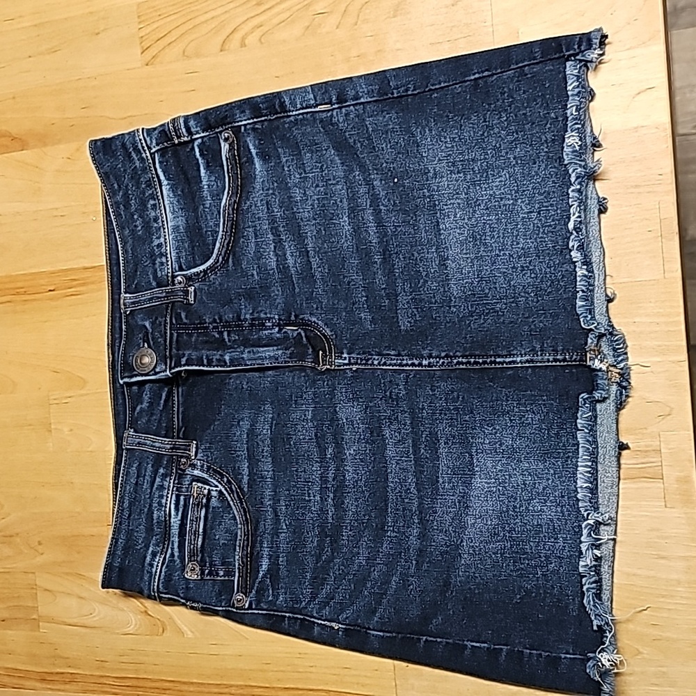 American Eagle denim mini skirt